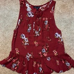 American Eagle Floral Tank